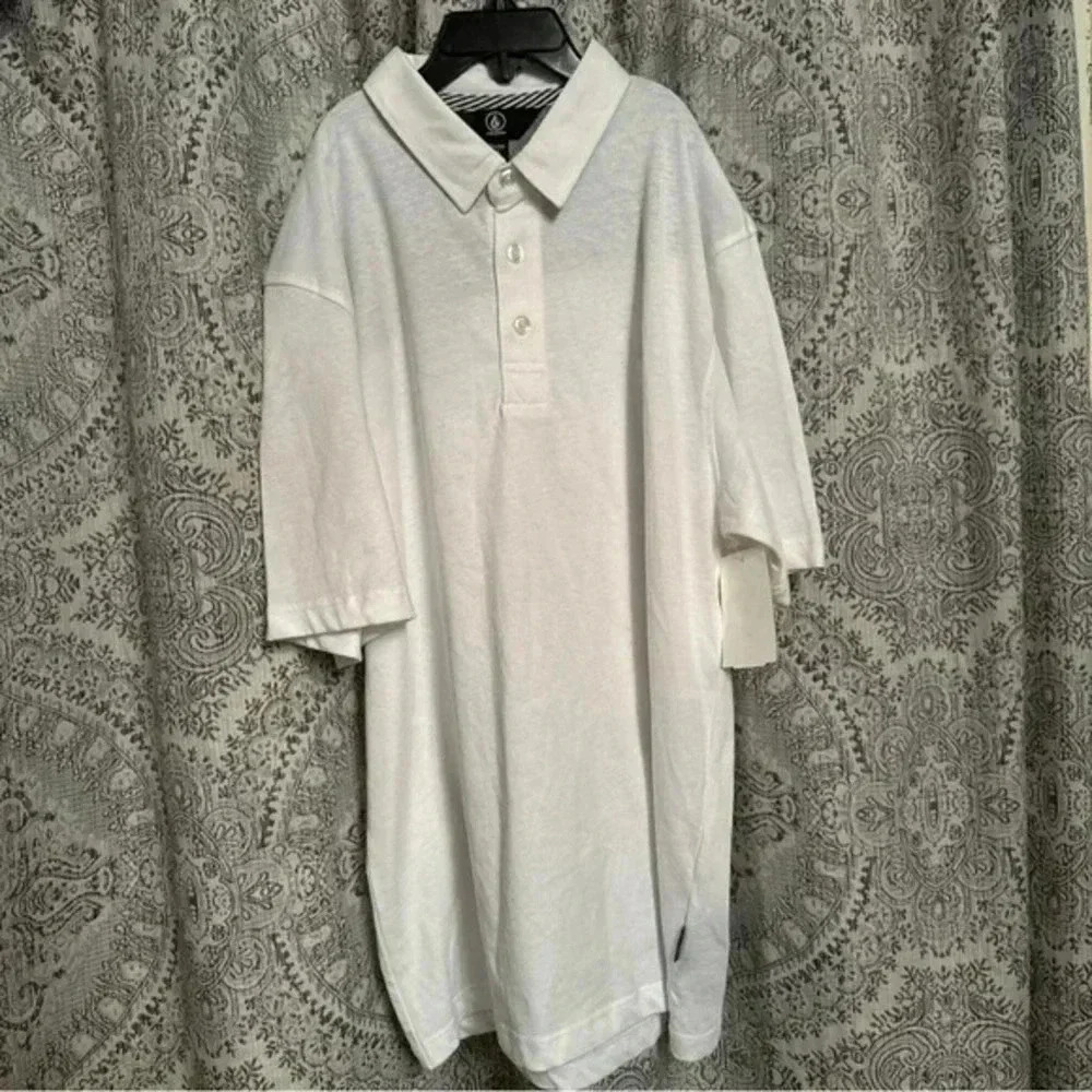 Volcom Boys White Polo Shirt